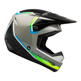 Fly Racing 2023 Kinetic Vision Helmet - Grey / Black 2XL