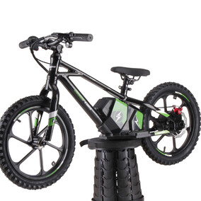 Charged 16" 350w Black/Green Balance E Bike