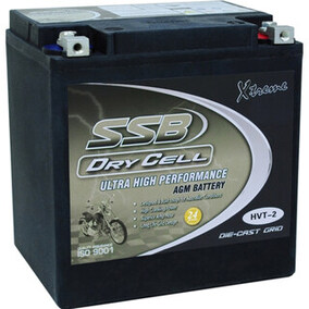 SSB Powersport HVT-2 Ultra High-Performance AGM 12V Battery