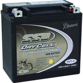 SSB Powersport HVT-3 Ultra High-Performance AGM 12V Battery