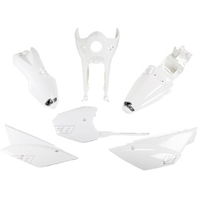 UFO Kawasaki KLX110 10-25 White Plastics Kit