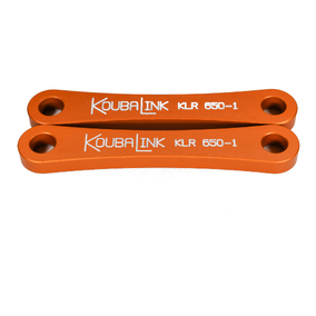 KOUBALINK KAWASAKI KLR650 91-04 32mm LOWERING LINK - ORANGE