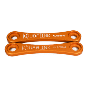 KOUBALINK Kawasaki KLR650 22-24 KLR650 E 08-18 32mm LOWERING LINK - ORANGE