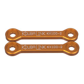 KOUBALINK KAWASAKI KX80 KX85 KX100 KX112 44mm LOWERING LINK - ORANGE