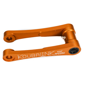 KOUBALINK KAWASAKI KXF250 04-06 SUZUKI RMZ250 04-06 32mm-35mm LOWERING LINK - ORANGE