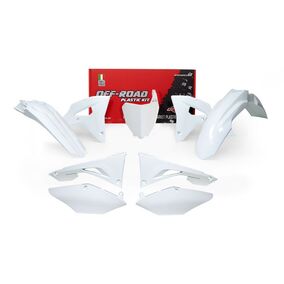 RTech Honda CRF450RX 19-20 CRF250RX 19-21 White Plastics Kit