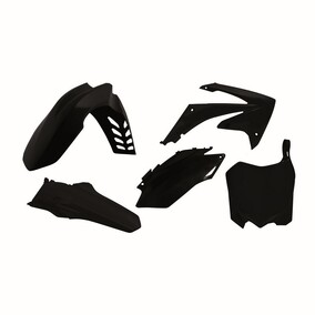 RTech Honda CRF250R 11-13 CRF450R 11-12 Black Plastics Kit 