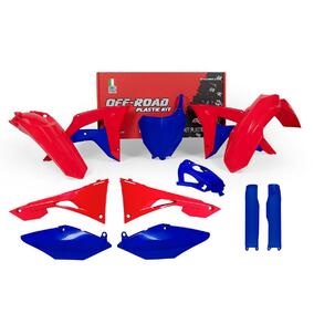 RTech Honda CRF450R 17-18 CRF250R 2018 Red/Blue Plastics Kit
