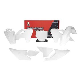 RTech Husqvarna TC 125/250 FC 250/350/450 TX300 FX 350/450 23-24 White Plastics Kit