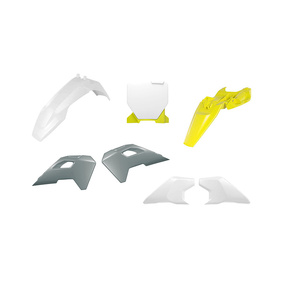 RTech Husqvarna TC65 24-26 White Yellow Grey Plastics Kit