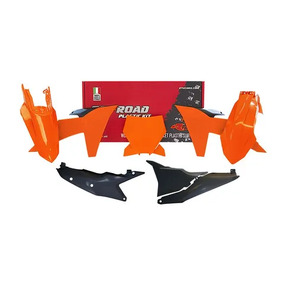 RTech KTM 125-450 SX/SXF 23-24 Orange/Black Plastics Kit