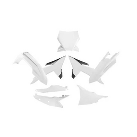 RTech KTM SX SXF XC XCF 2025 White / Black Plastics Kit