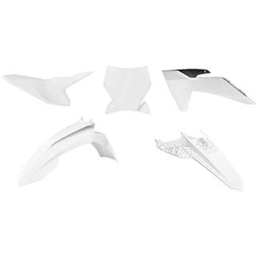 RTech KTM 50 SX 24-25 White / Black Plastics Kit