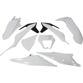 RTech KTM EXC/EXCF 20-22 White/Black Erzberg Enduro Plastics Kit