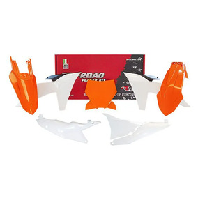 RTech KTM 125-450 SX/SXF 23-24 Orange/White OEM Plastics Kit