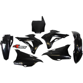 RTech Kawasaki KX85 14-23 KX100 14-21 Black Plastics Kit