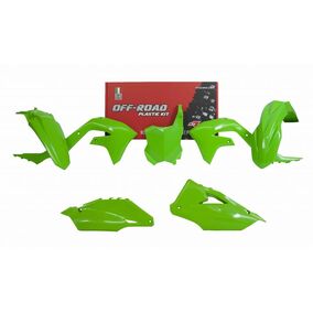 RTech Kawasaki KX250F-X 21-24 KX450F 19-23 KX450X 21-23 Green Plastics Kit
