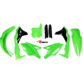 RTech Kawasaki KX250F 17-20 Neon Green Plastics Kit