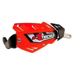 Racetech FLX Handguards with Aluminium Bar Neon Orange