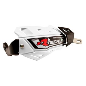 Racetech FLX Handguards with Aluminium Bar White
