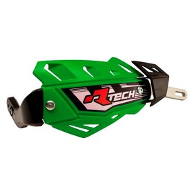 Racetech FLX Handguards with Aluminium Bar Green
