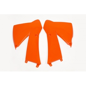 UFO KTM 85SX 04-05 Orange Radiator Shrouds