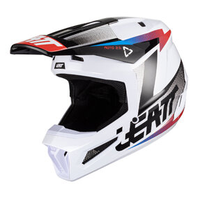 LEATT HELMET MOTO 2.5 V24 BLK/WHT #XXL 63-64CM
