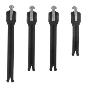 LEATT BOOT STRAP KIT GPX 4.5 / 5.5 FLEXLOCK 4-pcs BLK