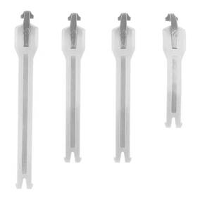 LEATT BOOT STRAP KIT GPX 4.5 / 5.5 FLEXLOCK 4-pcs WHT