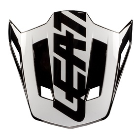 LEATT VISOR MOTO 9.5 CARBON/WHITE V26
