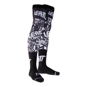Leatt Knee Brace Socks - Black / White