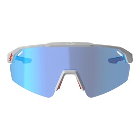 LEATT SUNGLASSES SPEEDVIZ LITE BLUE/WHITE IRIZ CRYZTAL BLUE