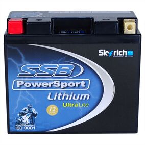 SSB Powersport Ultralight Lithium Ion 12V CCA 290 Battery
