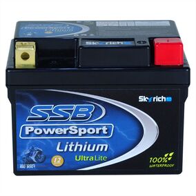 SSB Powersport UltraLite Lithium 12V CCA 120 Motorcycle Battery