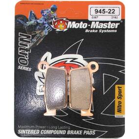 Moto-Master Gas Gas Kawasaki Suzuki Yamaha Beta Nitro Sport Rear Brake Pads