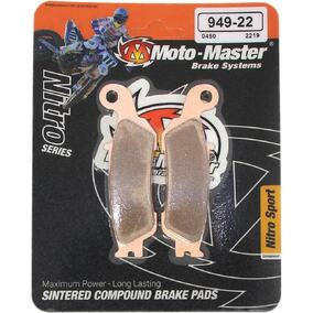 Moto-Master Yamaha YZ125/250 08-22 YZ250/450F 07-20 WR250/450F 17-20 Nitro Sport Front Brake Pads