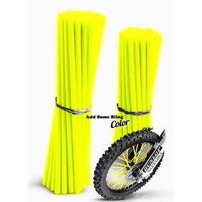 MX Pro Yellow Spoke Wraps 
