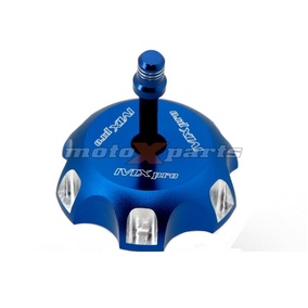 MX Pro Kawasaki/Yamaha Blue Fuel Cap and Breather Vent 