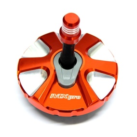 MX Pro KTM SX/SXF 07-12 EXC/XC-F 14-23 Orange Fuel Tank Cap With Vent