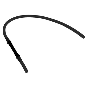 Gas Gap No Slop Swivel Vent Hose Black