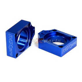 MX Pro Yamaha YZF250 12-23 YZF450 10-23 Blue Axle Blocks 