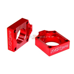 MX Pro Honda CRF 250-450R/RX 09-23 Red Axle Blocks 