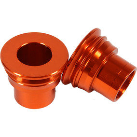 MX Pro KTM / Husqvarna / Husaberg Orange Front Wheel Bearing Spacers  