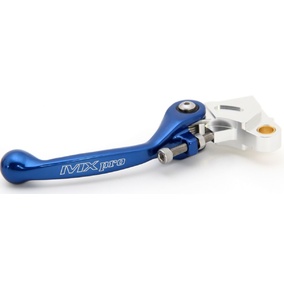 Kawasaki/Yamaha Blue Folding Clutch Lever - MX Pro