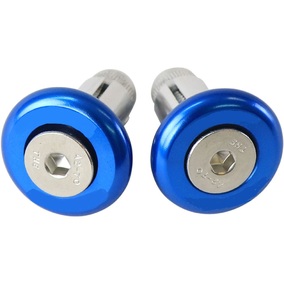 Handlebar End Plugs - Blue