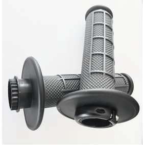 MX Pro Lock On Grips - Black/Grey