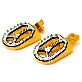 Shark Bite Suzuki RMZ250/450 10-23 RMX450 10-19 Gold Foot Pegs 