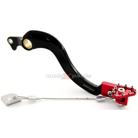 MX Pro Honda CRF250R/RX - 450R/RX  Brake Pedal Rear Red/Black 