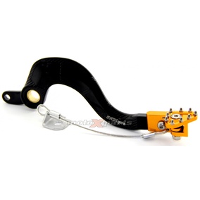 MX Pro Suzuki RM125 01-11 Black/Gold Rear Brake Pedal