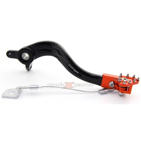 MX Pro KTM/Husaberg/Husqvarna Orange/Black Rear Brake Pedal